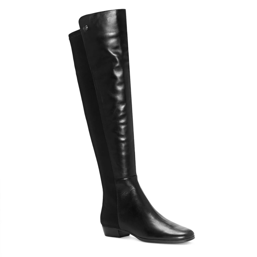 VINCE CAMUTO Karita Leather Over-The-Knee Boots